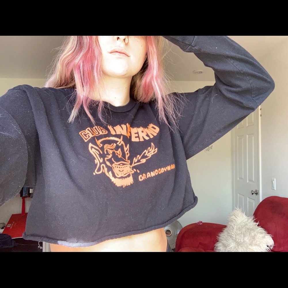 Brandy Melville cropped long sleeve
